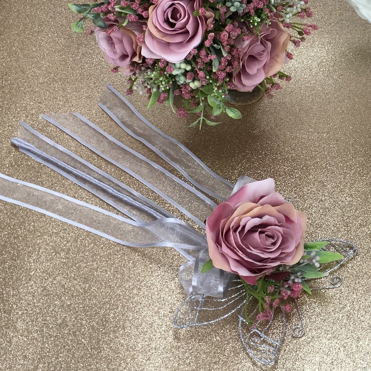 wedding bouquets butterfly flowers roses bride bridesmaid flower girl wand posy 