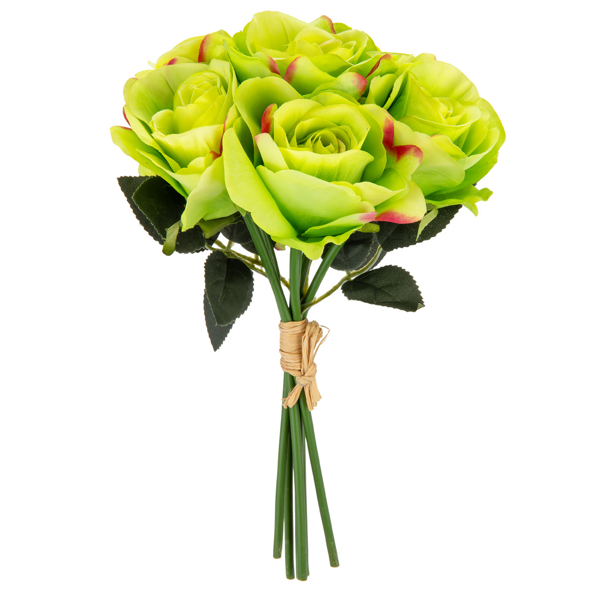 Green Eugenie Rose Bundle x 6 Heads L30cm - Image 2